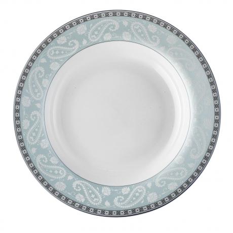 Набор тарелок суповых 6шт, Esprado Arista Blue 23см, костяной фарфор - фото 1
