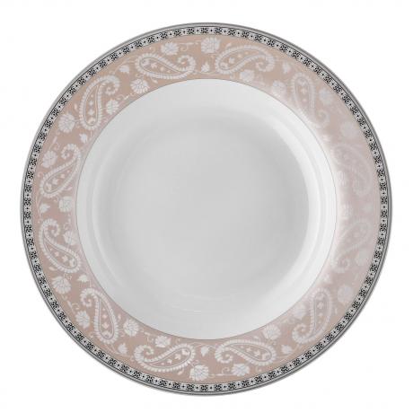 Набор тарелок суповых 6шт, Esprado Arista Rose 23см, костяной фарфор - фото 1