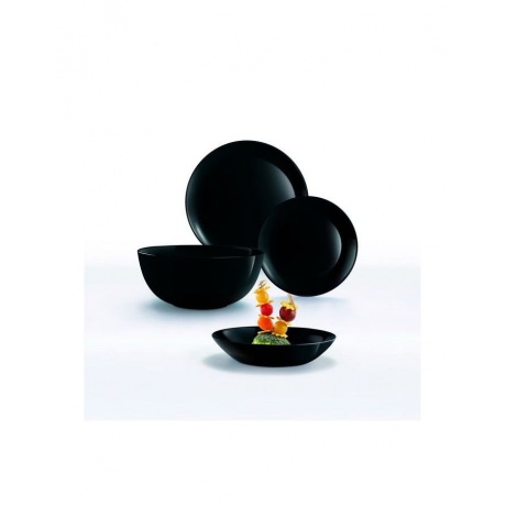 Столовый сервиз LUMINARC ДИВАЛИ НУАР 19 предметов, P1622 - фото 3