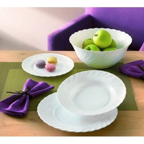 Столовый сервиз LUMINARC ТРИАНОН 19 предметов, 00144 - фото 6