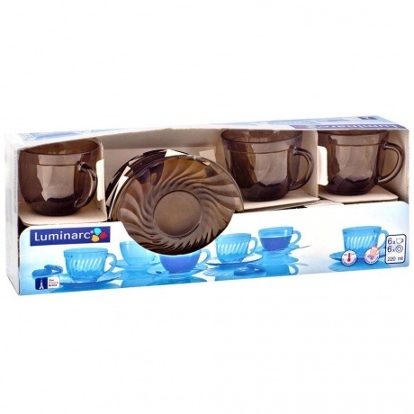 Чайный набор LUMINARC ОКЕАН ЭКЛИПС 220мл, H9147 - фото 4