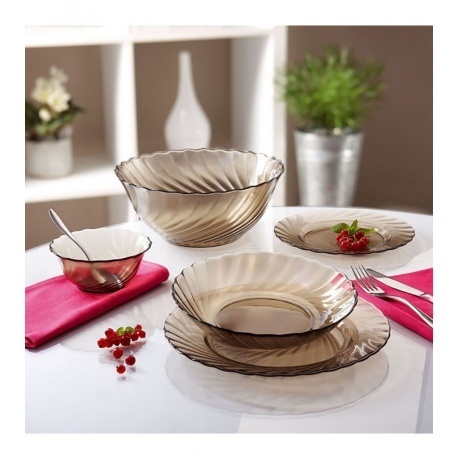 Столовый сервиз LUMINARC ОКЕАН ЭКЛИПС 19 предметов, L5108 - фото 11