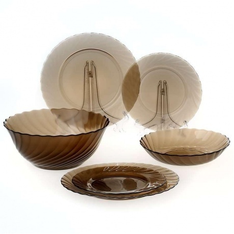 Столовый сервиз LUMINARC ОКЕАН ЭКЛИПС 19 предметов, L5108 - фото 3