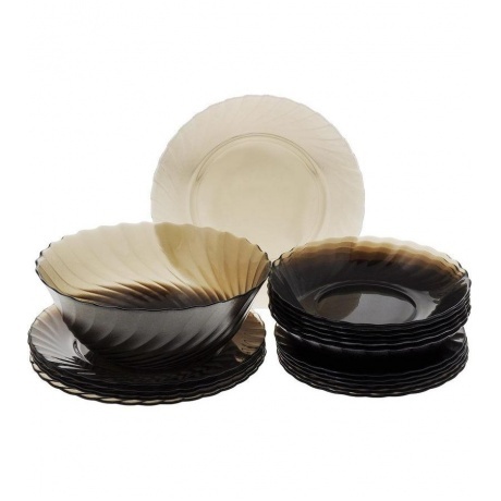 Столовый сервиз LUMINARC ОКЕАН ЭКЛИПС 19 предметов, L5108 - фото 4