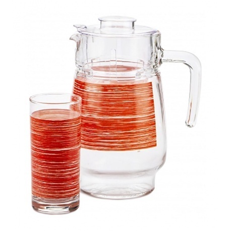 

Набор питьевой LUMINARC БРАШМАНИЯ РЕД7 предметов, P7452