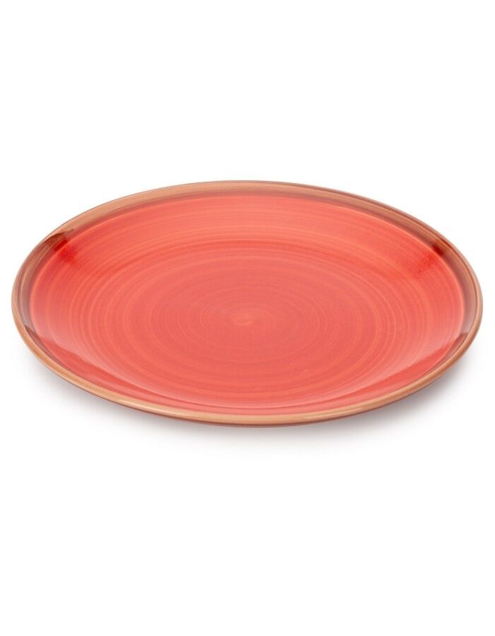 Тарелка десертная Fioretta Wood Red TDP492 19см тарелка fioretta wood orange 19см десертная керамика