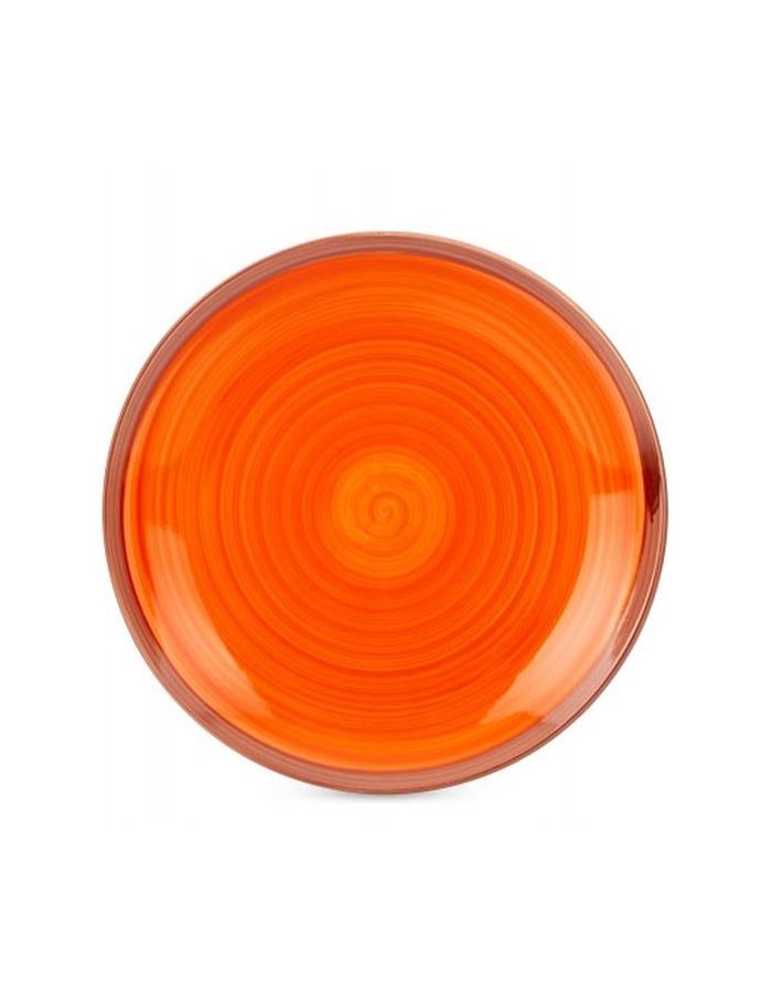 цена Тарелка обеденная Fioretta Wood Orange TDP440 27см