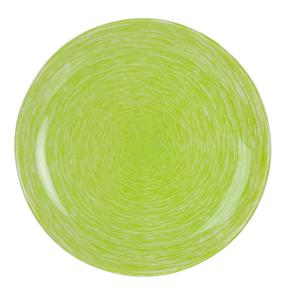 Тарелка обеденная Luminarc Брашмания P1402 26см Green тарелка luminarc трианон 24см обеденная ударопрочное стекло