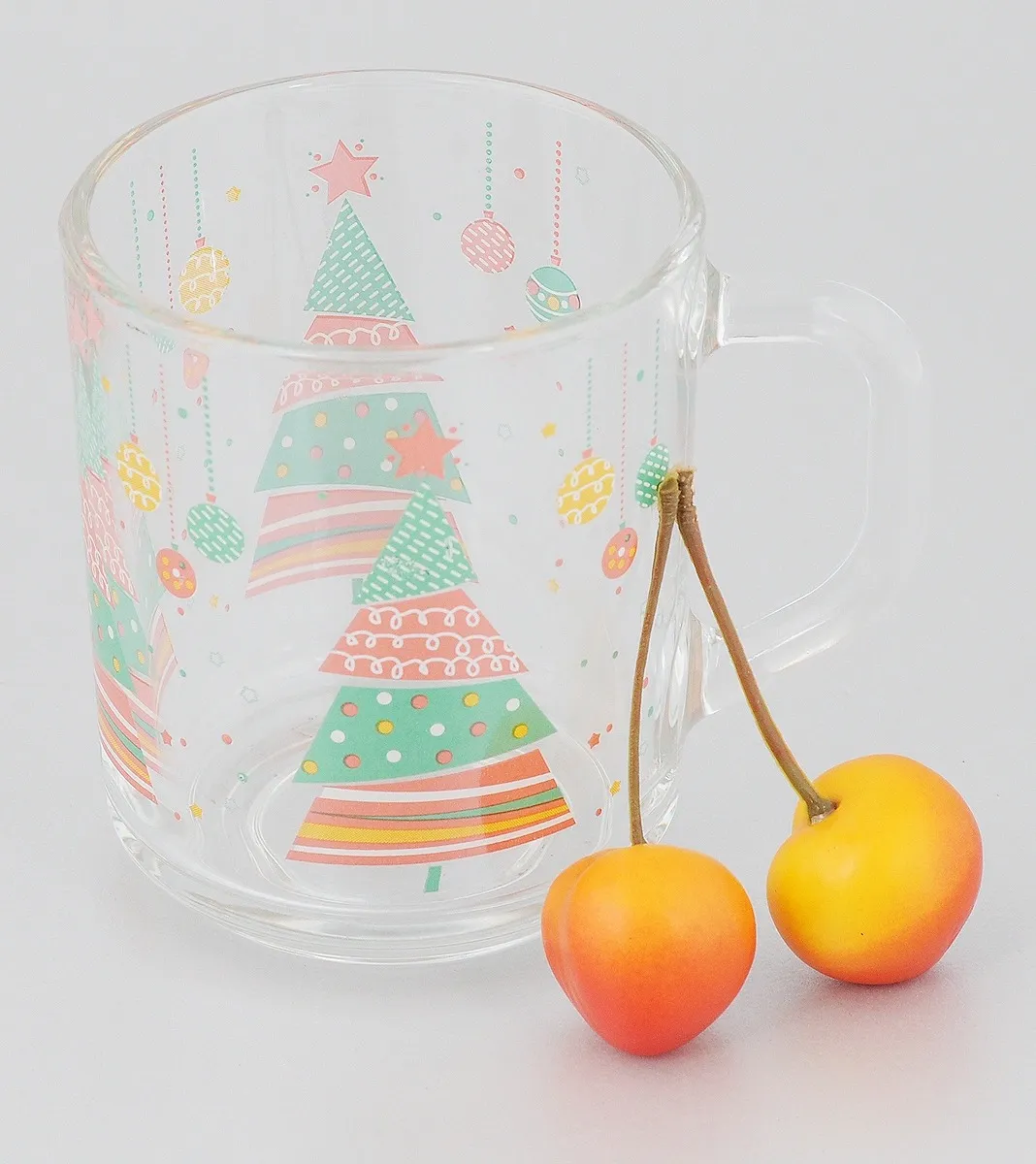 Кружка OSZ Грин Ти Елки Новогодние 07C1335-CHT 200мл - фото 2