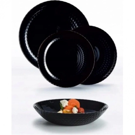 Набор столовый PAMPILLE BLACK 18 предметов LUMINARC Q6157
