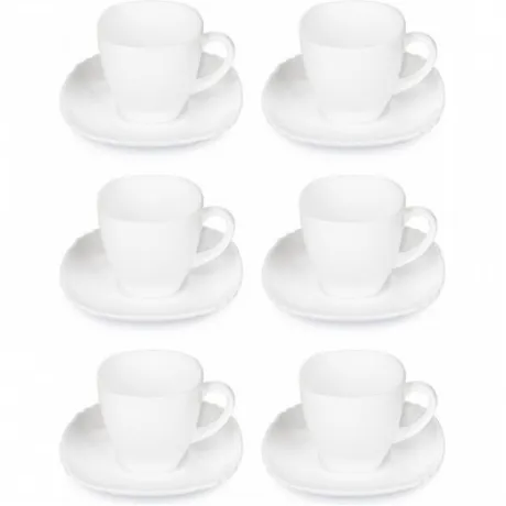 Набор чайный БЭЙСИК белый 12пр 220мл LUMINARC Q5853