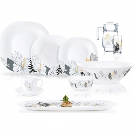 Столовый набор  КАРИН ПАЛМ СПРИНГС 46 предметов LUMINARC P5878