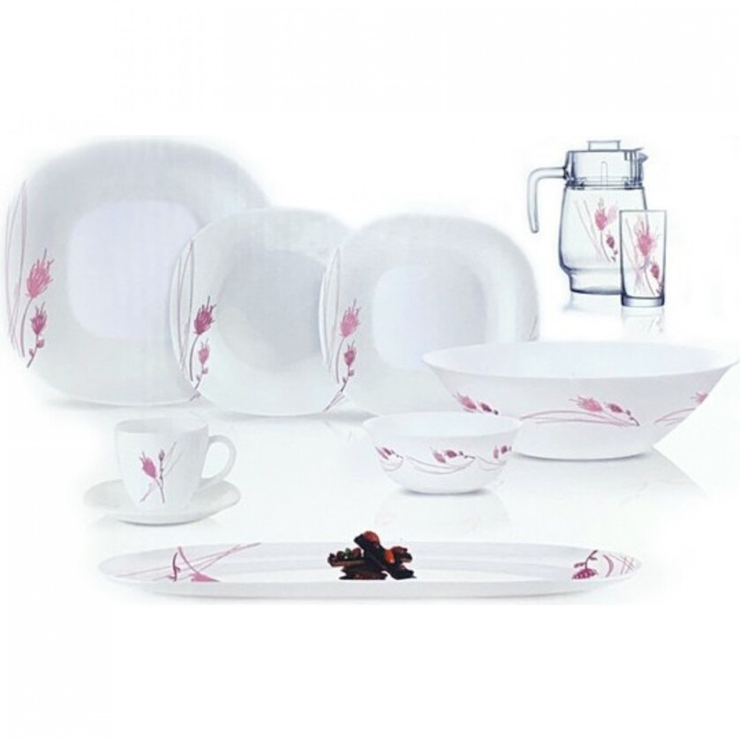 Посуда Люминарк 46 Предметов Купить