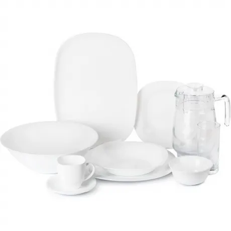 Столовый набор КАРИН БЕЛЫЙ 46 предметов LUMINARC N4781