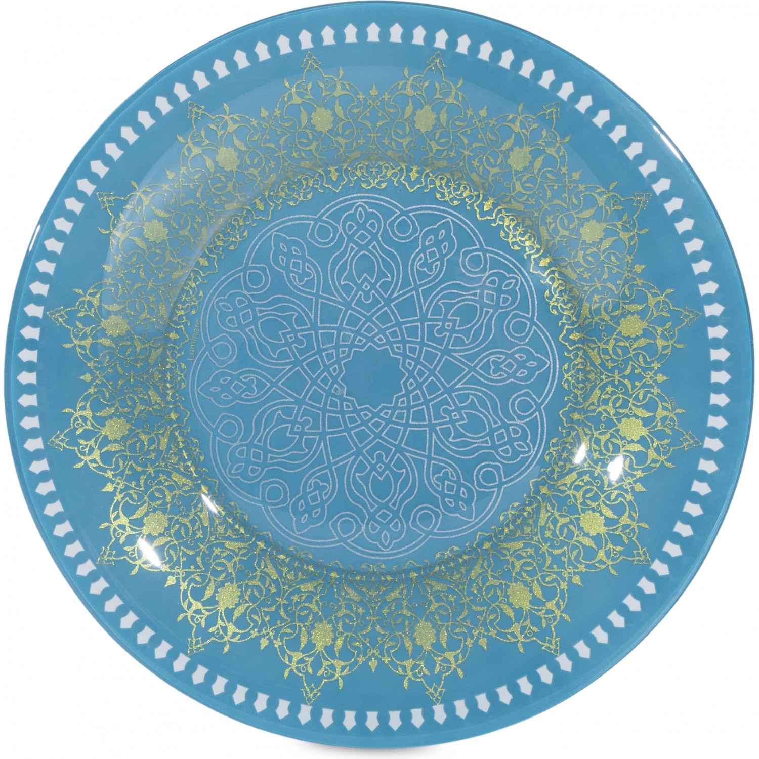 Тарелка десертная BAGATELLE TURQUOISE 19.5см LUMINARC Q8809 тарелка суповая bagatelle turquoise 21 5см luminarc q8810