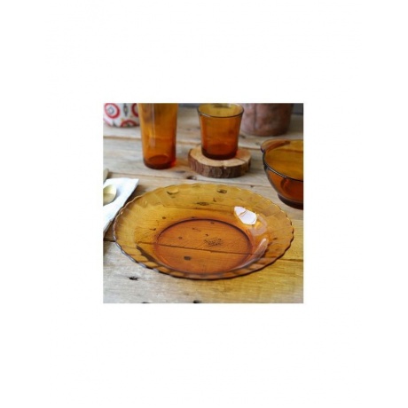 Тарелка десертная PICARDIE AMBER 20.5см DURALEX 3025DF06A1111 - фото 6