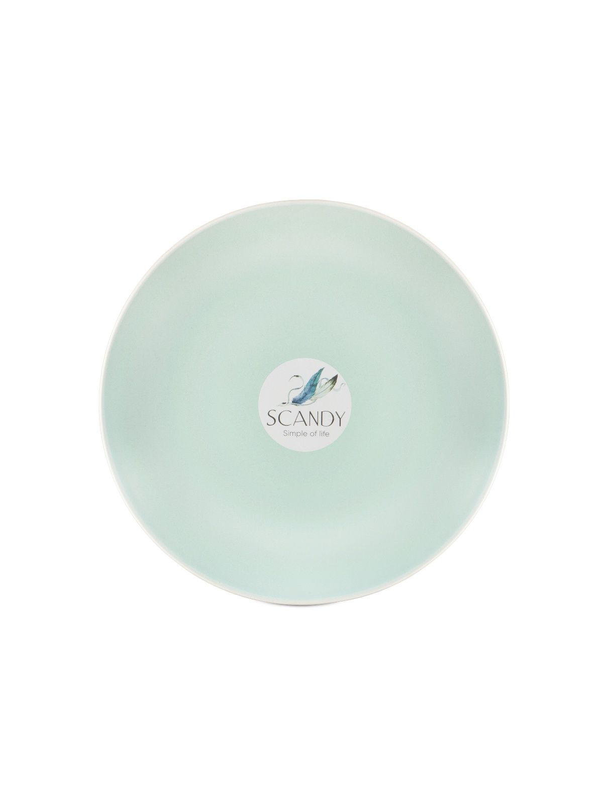 Тарелка обеденная SCANDY MINT 24см FIORETTA TDP465 кольцо вращения тарелки свч 180мм 9999990016