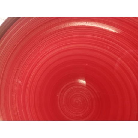 Тарелка обеденная  Fioretta Wood Red TDP490 27см хорошее состояние - фото 4