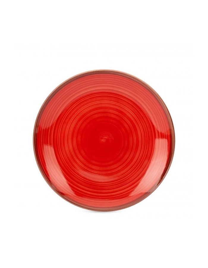 Тарелка обеденная Fioretta Wood Red TDP490 27см отличное состояние; тарелка fioretta wood green 27см обеденная керамика