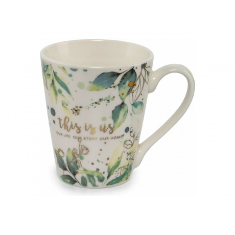 Набор кружек DOMENIK GREEN LEAFS 4шт 300мл - фото 2