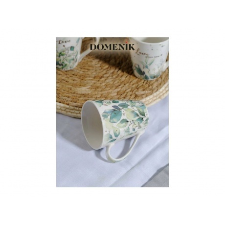 Набор кружек DOMENIK GREEN LEAFS 4шт 300мл - фото 11