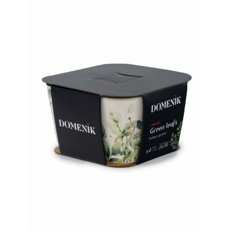 Набор кружек DOMENIK GREEN LEAFS 4шт 300мл - фото 7