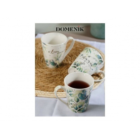 Набор кружек DOMENIK GREEN LEAFS 4шт 300мл - фото 9