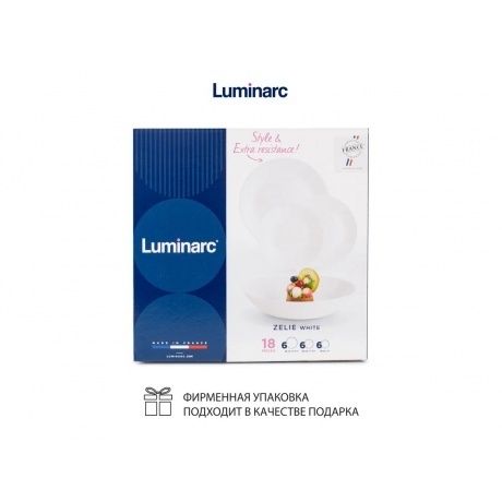 Набор столовый LUMINARC ЗЕЛИ 18пр - фото 13