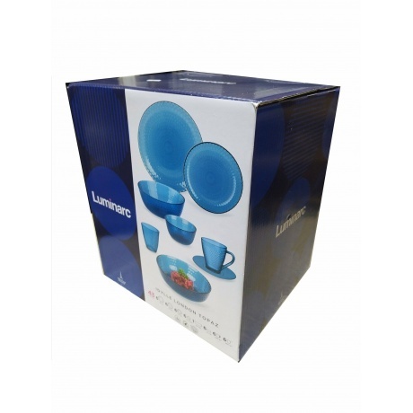 Набор столовый LUMINARC ИДИЛЛИЯ ЛОНДОН ТОПАЗ 43пр O0326 - фото 9