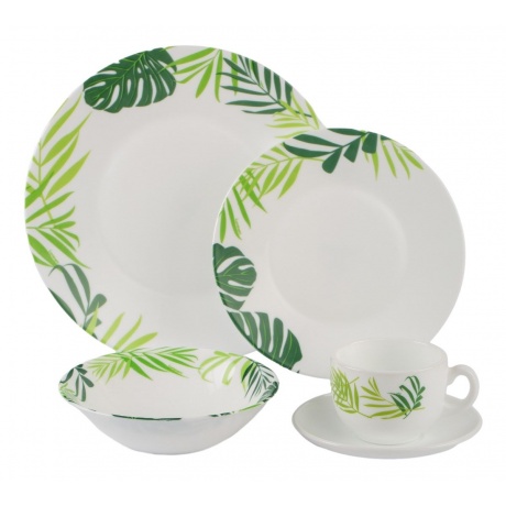 Набор столовый LUMINARC ЭССЕНС ДЖАНГЛ ФИВЕР 30пр - фото 1