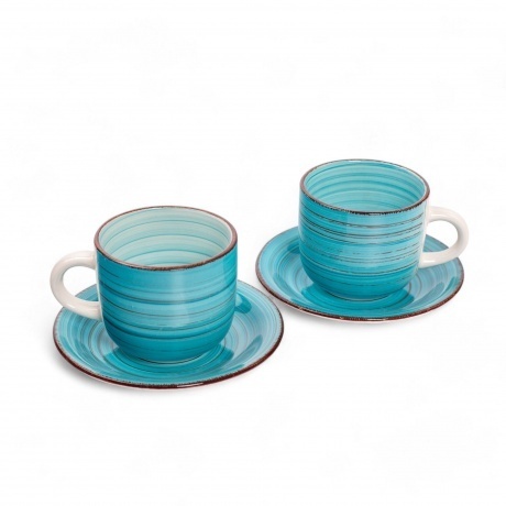 Чайный набор DOMENIK LAGUNA 4 предмета 350мл - фото 1