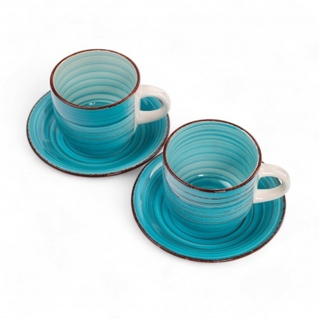 Чайный набор DOMENIK LAGUNA 4 предмета 350мл - фото 2