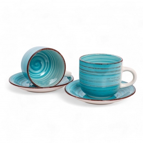 Чайный набор DOMENIK LAGUNA 4 предмета 350мл - фото 4