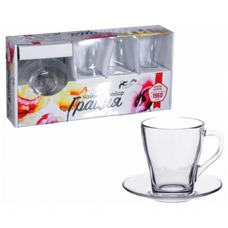 

Чайный набор OSZ ГРАЦИЯ 12 предметов 250мл