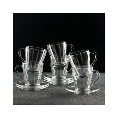 Чайный набор OSZ ГРАЦИЯ 12 предметов 250мл - фото 2