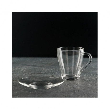 Чайный набор OSZ ГРАЦИЯ 12 предметов 250мл - фото 4