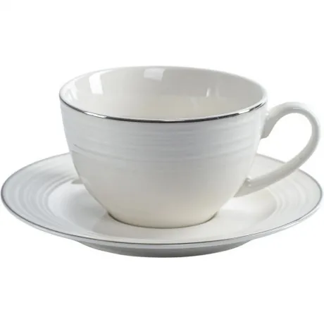 Чайная пара FIESTA белый 220мл