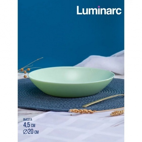 Тарелка суповая ДИВАЛИ ПАРАДАЙЗ ГРИН 20см - фото 4