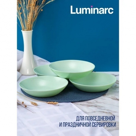 Тарелка суповая ДИВАЛИ ПАРАДАЙЗ ГРИН 20см - фото 6