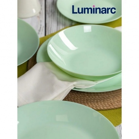 Тарелка суповая ZELIE PARADISE GREEN 20см - фото 11