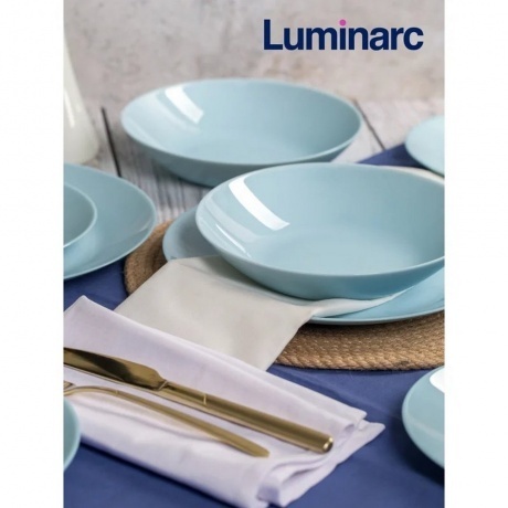 Тарелка суповая ZELIE PARADISE BLUE 20см - фото 5