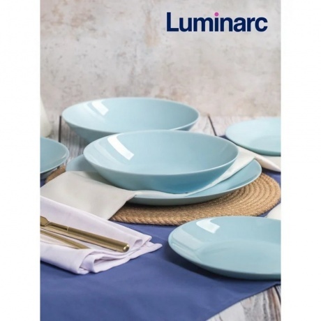 Тарелка суповая ZELIE PARADISE BLUE 20см - фото 10