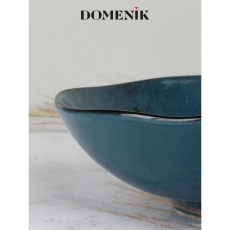 Тарелка суповая STONE синий 20см - фото 4