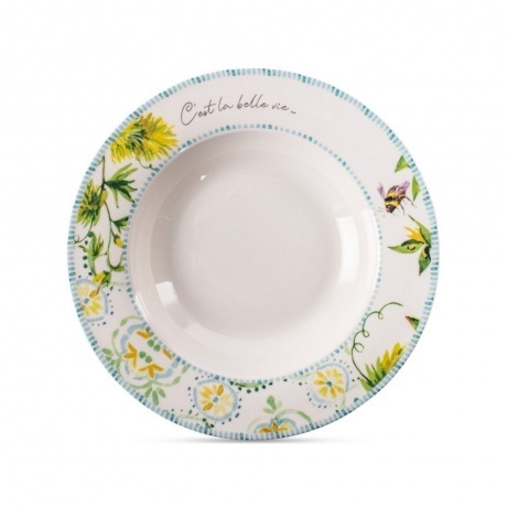 Тарелка суповая LA BELLE VIE 21.8см - фото 1