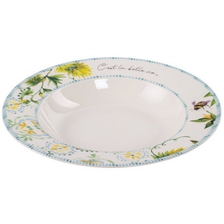 Тарелка суповая LA BELLE VIE 21.8см - фото 2