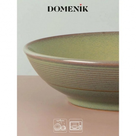 Тарелка суповая HELEZONE GREEN 22см - фото 4