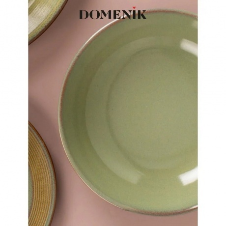 Тарелка суповая HELEZONE GREEN 22см - фото 5