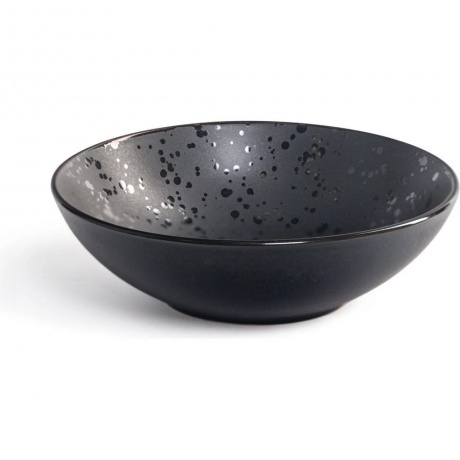 

Тарелка суповая DROPS черный 18.6см