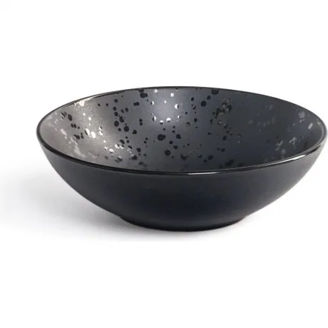 Тарелка суповая DROPS черный 18.6см