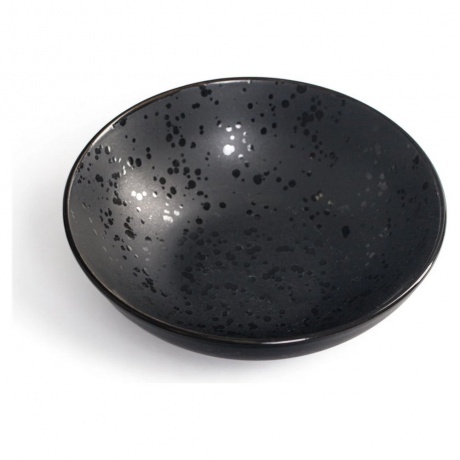 Тарелка суповая DROPS черный 18.6см - фото 10